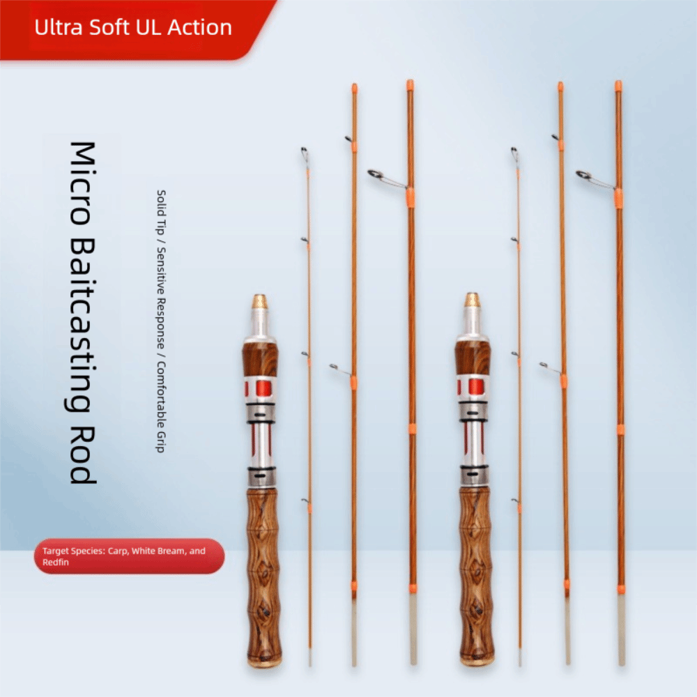 Fishing Rod Carbon Fiber - 2025 4-delige draaiende hengel Spinning UL