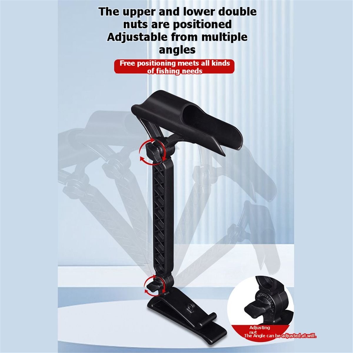 Fishing Rod Ice - POPULAR-2 stuks verstelbare emmerhengelhouder voor ijsvissen,