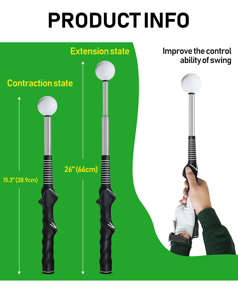 Golf Telescopische Swing Train - Fishing Rod Telescopic recensie en prijs
